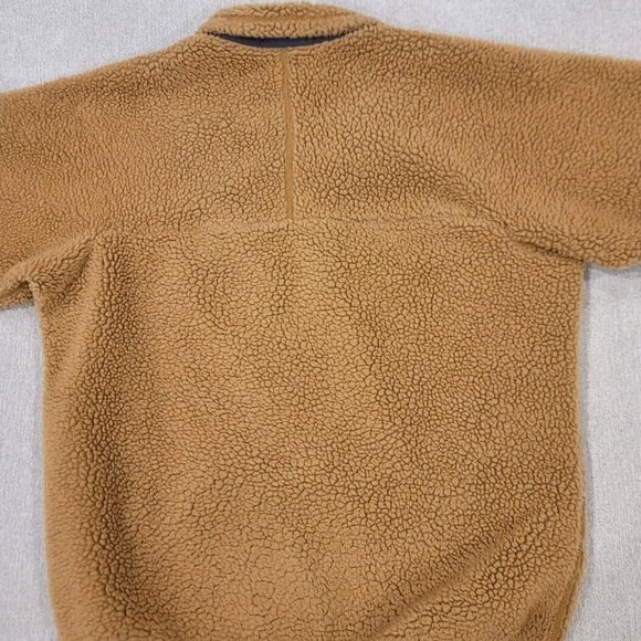 Patagonia Mens Medium Classic Retro-X Jacket Deep Pile Fleece Sherpa Brown - Picture 12 of 16